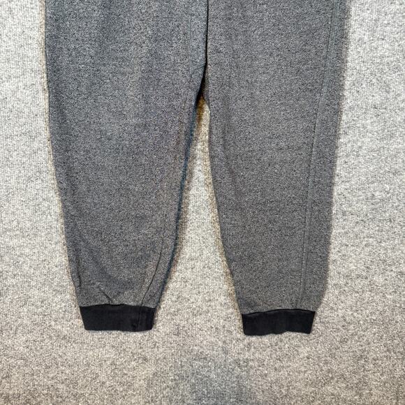 Nike Pants Womens Medium Gray Joggers Sweatpants Fleece Crop Swoosh - Picture 3 of 11